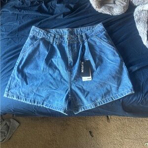 Women's Blue Denim Shorts